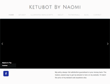 Tablet Screenshot of ketubotbynaomi.com
